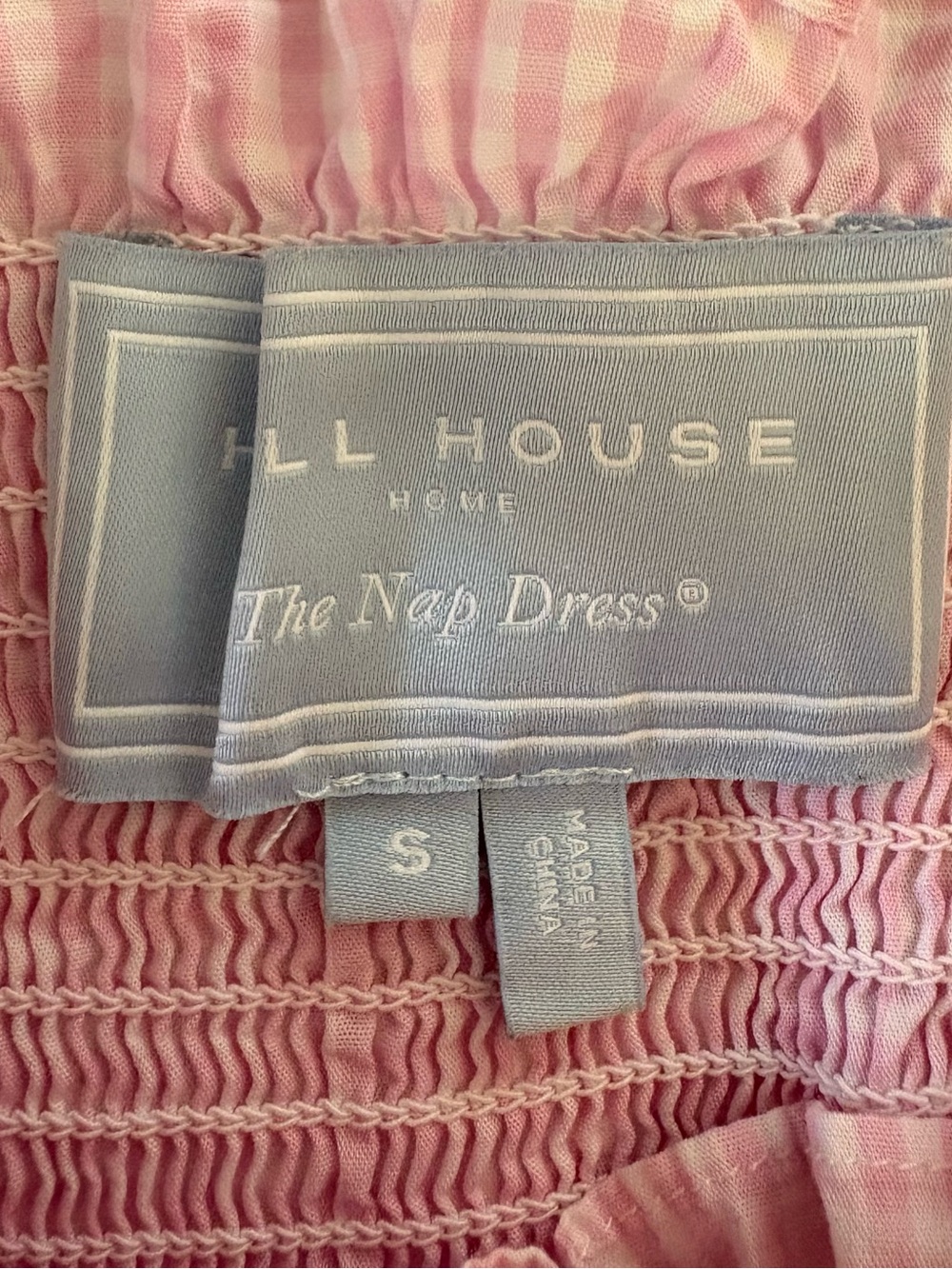 Hill House Nap Dress in Pink Gingham - Picture 3 of 3